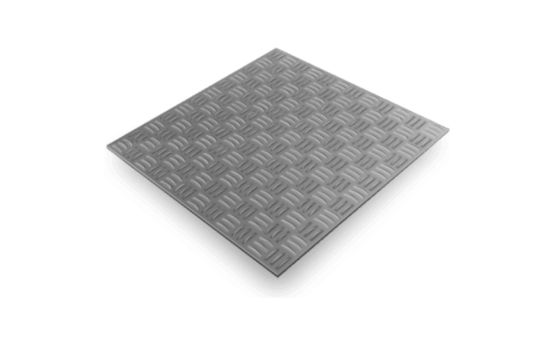 Лист рифленый оцинкованный 10x1500x6000 Ст10 ГОСТ 8568-77